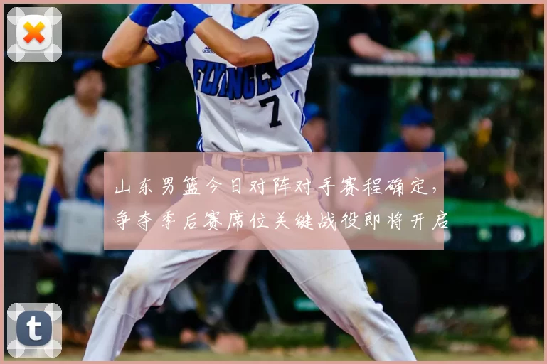 山东男篮今日对阵对手赛程确定，争夺季后赛席位关键战役即将开启