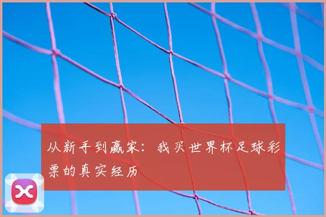 从新手到赢家:我买世界杯足球彩票的真实经历
